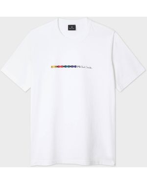 Paul Smith Ps Regular Fit Ps Chain T-Shirt - White