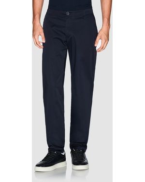 ARMANI EXCHANGE Stretch Cotton Chinos - Blue