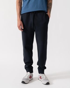 BOSS Hadiko Stretch-Cotton Track Trousers With Puff-Print Logo - Black