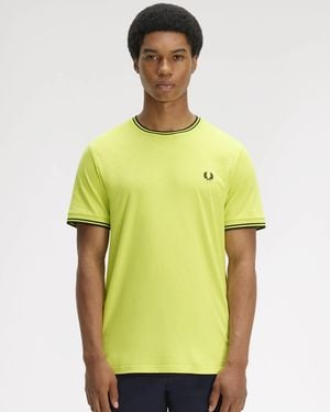 Fred Perry Twin Tipped T-Shirt - Green