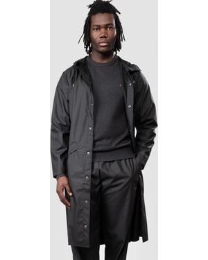 Rains Longer Jacket - Black