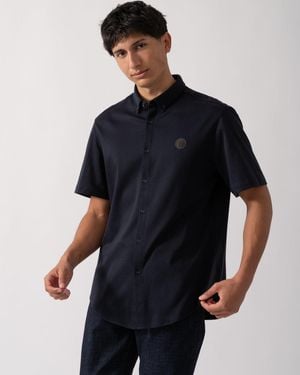 BOSS B Motion Short Sleeve Shirt - Blue