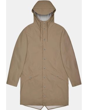 Rains Long Jacket - Natural