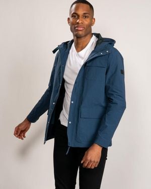 Farah Hanley 3 Pocket Coat Colour: Size: M - Blue
