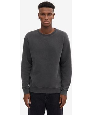 COLORFUL STANDARD Long Sleeve Crew Neck Sweatshirt - Grey