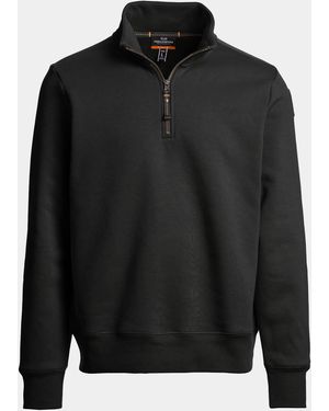 Parajumpers Broad Peak Quarter Zip Sweatshirt - Black