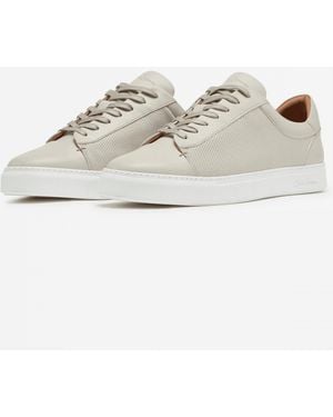 Oliver Sweeney Almada Perforated Leather Trainers - White