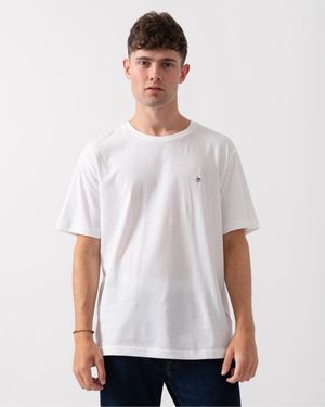 GANT Printed Archive Shield T-Shirt - White