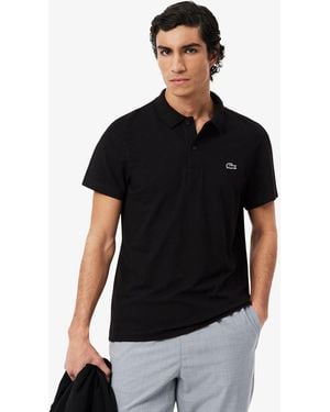 Lacoste Short Sleeved Polo Shirt - Black
