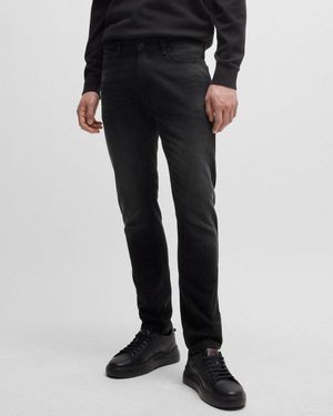 HUGO 734 Extra-Slim Fit Jeans - Black