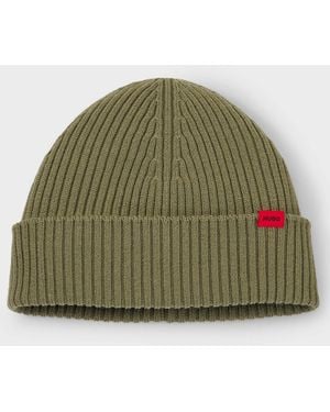 HUGO Xola Beanie - Green