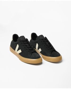 Veja Campo Suede Trainers - Black
