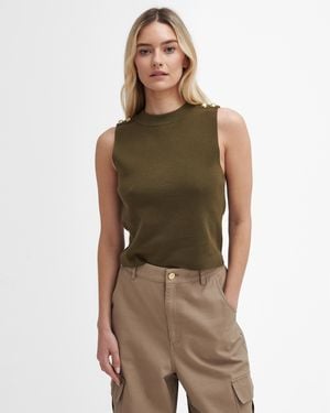 Barbour Laia Knitted Jumper - Green
