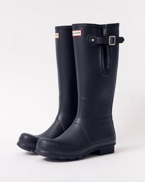 HUNTER Original Tall Side Adjustable Wellies - Blue