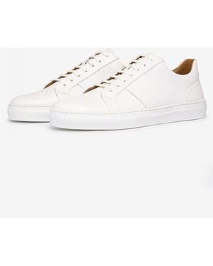 Oliver Sweeney Kendal Soft-Milled Calf Leather Trainers - White