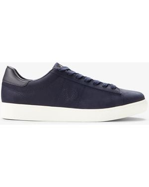 Fred Perry Spencer Nubuck Trainers - Blue