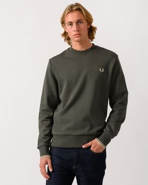Fred Perry Crew Neck Sweatshirt - Grey