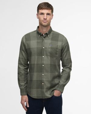 Barbour Heaney Checked Tailored Shirt - Green