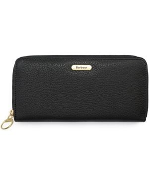 Barbour Birch Leather Matinee Purse - Black