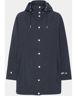 Ilse Jacobsen Gentle Rain Raglan Raincoat - Blue