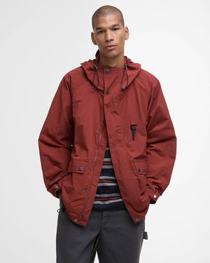 Barbour Rig Showerproof Jacket - Red