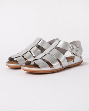 Fitflop Gracie Leather Fisherman Sandals - White