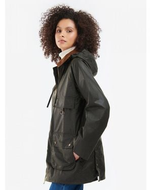 Barbour Highclere Wax Jacket - Grey