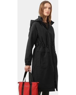 Ilse Jacobsen Thermal Long Parka Raincoat - Black