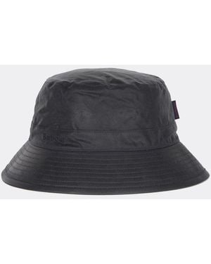 Barbour Wax Bucket Hat - Black
