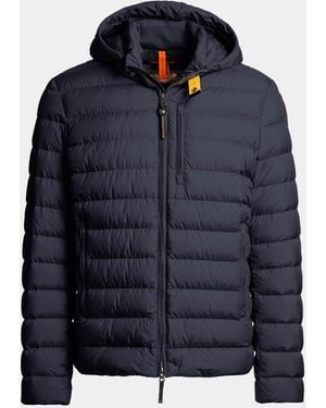 Parajumpers Last Minute Down Jacket With Hood - Blue
