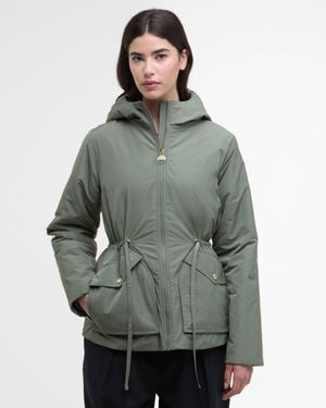 Barbour Winter Piper Showerproof Jacket - Green