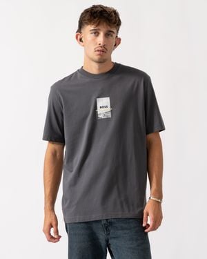 BOSS Tee Photoprint T-Shirt - Grey