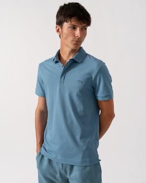 Lacoste Smart Paris Stretch Cotton Polo Shirt - Blue