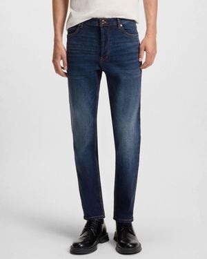 HUGO 634 Tapered-Fit Jeans - Blue