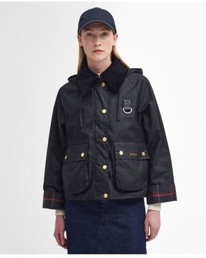 Barbour Reighton Wax Jacket - Blue