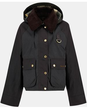 Barbour Reighton Wax Jacket - Black