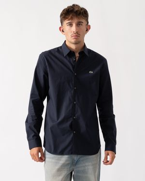 Lacoste Long Sleeve City Shirt - Blue