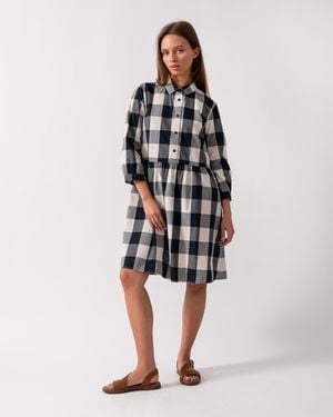 Woolrich Patterned Short Dress - Black