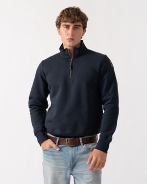 Parajumpers Broad Peak Quarter Zip Sweatshirt - Blue
