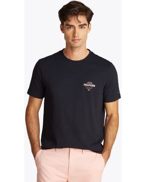 Tommy Hilfiger Monotype All American T Shirt - Black