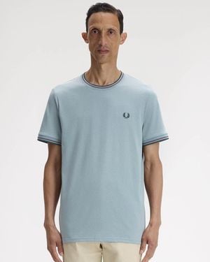 Fred Perry Twin Tipped T-Shirt - Blue