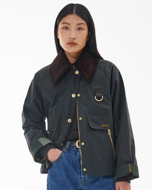Barbour Waxed Cotton Jacket - Black