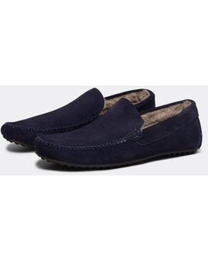 Oliver Sweeney Landa Moccasin Slippers - Blue