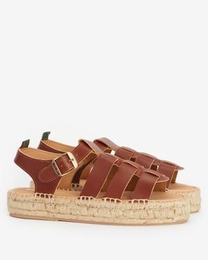 Barbour Paloma Platform Espadrille - Brown