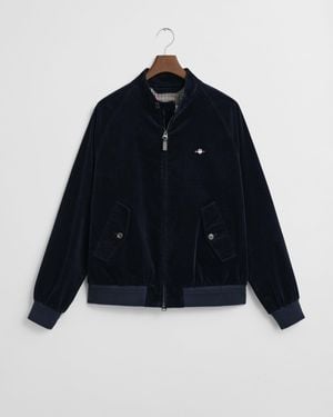 GANT Cord Harrington Jacket - Blue
