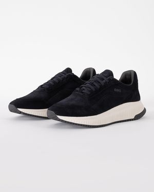 BOSS Ttnm Evo Suede Trainers - Black