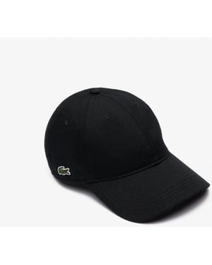 Lacoste Twill Cap - Black