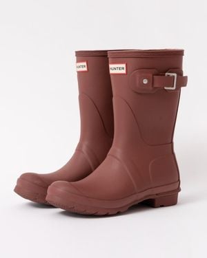 HUNTER Original Short Wellies - Red