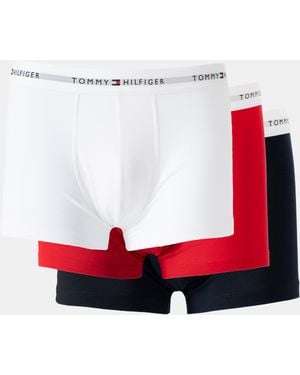 Tommy Hilfiger 3 Pack Trunks - White