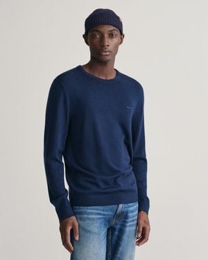 Gant superfine lambswool crew neck merino best sale